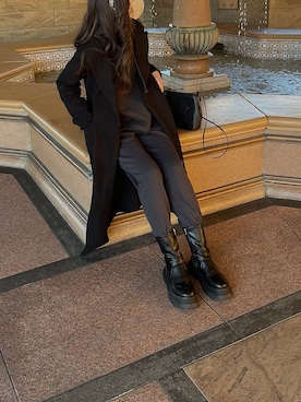 「H&M（エイチ・アンド・エム）のアイテム（パーカー）」を使った、aymさん（レディース・163cm）の春コーディネート
