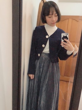 「TAIPEI」｜「アイテム（その他アウター）」を使った、🌚ғan вυттer🌝さん（レディース・153cm）の冬コーディネート