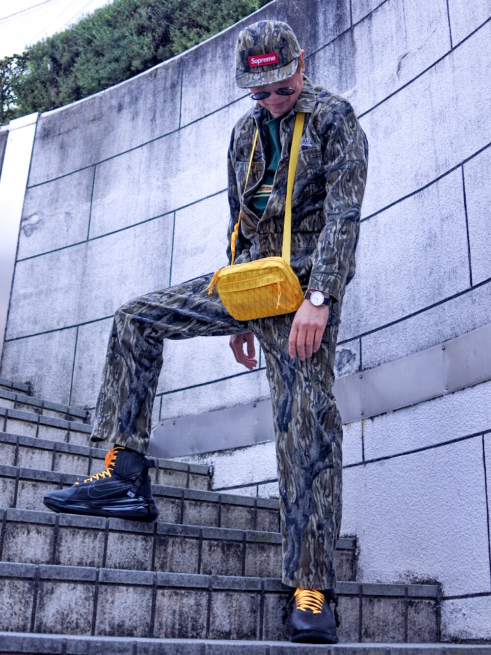 Supreme のつなぎ/オールインワンを使った人気ファッション