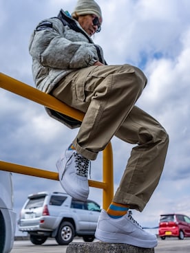 「ノースフェイス」｜HYS-TKさん（メンズ・178cm）の春コーディネート