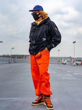 「Supreme （シュプリーム）のアイテム（ジャケット/アウター）」を使った、HYS-TKさん（メンズ・178cm）の春コーディネート