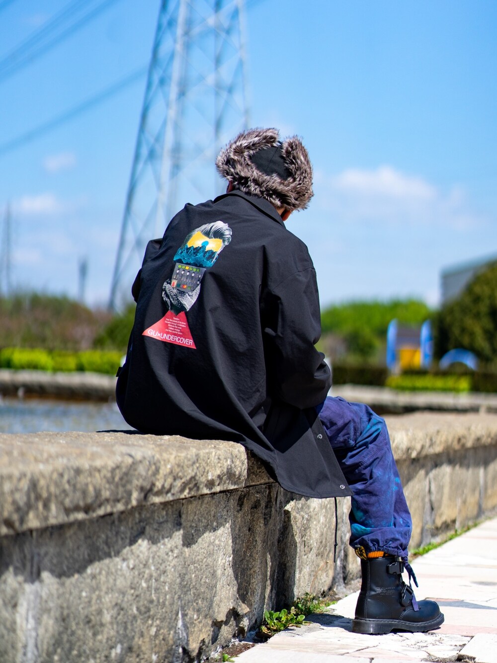 ジャケット/アウターGU × UNDERCOVER コーチジャケット ブラック XL