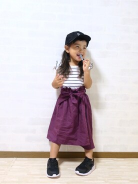 uuume＊さん（キッズ・90cm）の夏コーディネート