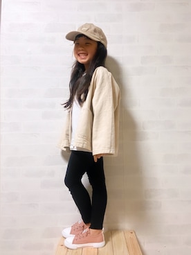 「nico（ニコ）のアイテム」を使った、uuume＊さん（キッズ・110cm）の春コーディネート