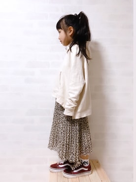 「StompStamp（ストンプスタンプ）のアイテム」を使った、uuume＊さん（キッズ・110cm）の春コーディネート