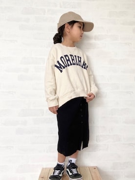 「StompStamp（ストンプスタンプ）のアイテム」を使った、uuume＊さん（キッズ・110cm）の春コーディネート