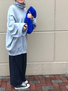 「TOUS（トウス）のアイテム」を使った、ma☆さん（レディース・158cm）の秋コーディネート