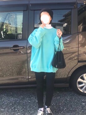 「UNIQLO（ユニクロ）のWOMEN ウルトラストレッチジーンズ（デニムパンツ）」を使った、ma☆さん（レディース・158cm）の秋コーディネート