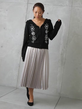 「プリーツ」｜DaTuRa_STAFFさん（レディース・160cm）の秋コーディネート