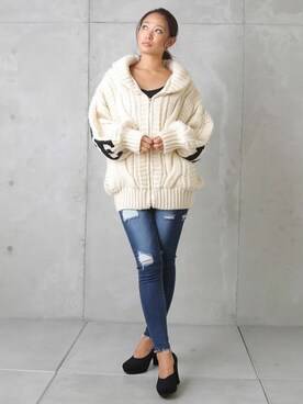 「DaTuRA（ダチュラ）のアイテム」を使った、DaTuRa_STAFFさん（レディース・160cm）の秋コーディネート