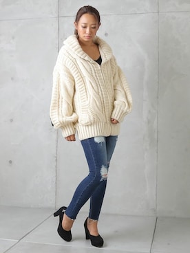 「バックプリント」｜DaTuRa_STAFFさん（レディース・160cm）の秋コーディネート