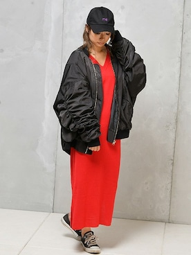 「カシミヤ」｜「アイテム（ワンピース/ドレス）」を使った、DaTuRa_STAFFさん（レディース・160cm）の秋コーディネート