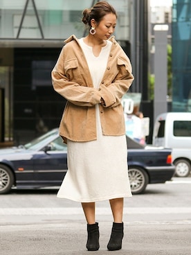 「DaTuRA（ダチュラ）のアイテム」を使った、DaTuRa_STAFFさん（レディース・160cm）の冬コーディネート