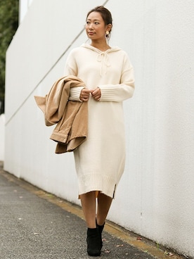 「DaTuRA（ダチュラ）のアイテム」を使った、DaTuRa_STAFFさん（レディース・160cm）の冬コーディネート