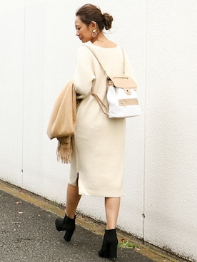 「DaTuRA（ダチュラ）のアイテム」を使った、DaTuRa_STAFFさん（レディース・160cm）の冬コーディネート