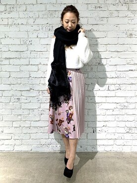 「DaTuRA（ダチュラ）のアイテム」を使った、DaTuRa_STAFFさん（レディース・160cm）の冬コーディネート