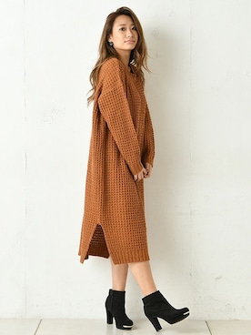 「DaTuRA（ダチュラ）のアイテム」を使った、DaTuRa_STAFFさん（レディース・160cm）の冬コーディネート