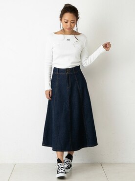 「DaTuRA（ダチュラ）のアイテム」を使った、DaTuRa_STAFFさん（レディース・160cm）の春コーディネート