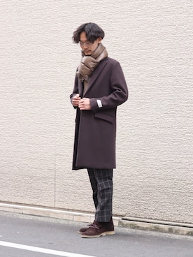 やましたさん（メンズ・175cm）の冬コーディネート