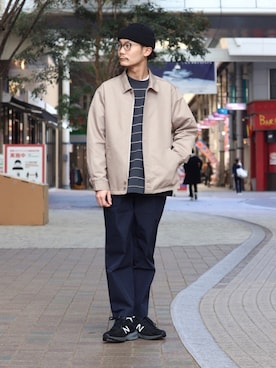 「FORK&SPOON（フォークアンドスプーン）のアイテム（その他）」を使った、やましたさん（メンズ・175cm）の冬コーディネート