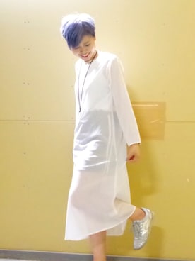 Ayaka Hakiさん（レディース・160cm）の春コーディネート