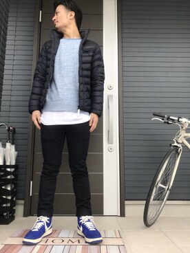 「G-STAR RAW（ジースターロゥ）のアイテム（ダウンジャケット/コート）」を使った、SPEEEさん（メンズ・171cm）の冬コーディネート