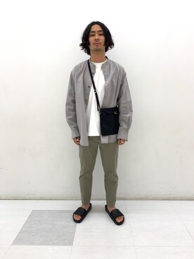 垣添拓哉さん（メンズ・167cm）の夏コーディネート