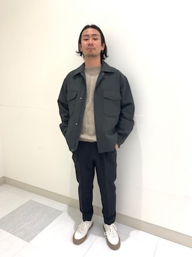 垣添拓哉さん(メンズ・167cm)の冬コーディネート