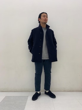 垣添拓哉さん(メンズ・167cm)の冬コーディネート