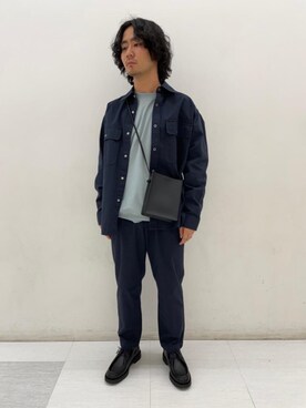 「KLEMAN（クレマン）の＜KLEMAN＞ PADRE/シューズ（モカシン/デッキシューズ）」を使った、垣添拓哉さん（メンズ・167cm）の春コーディネート