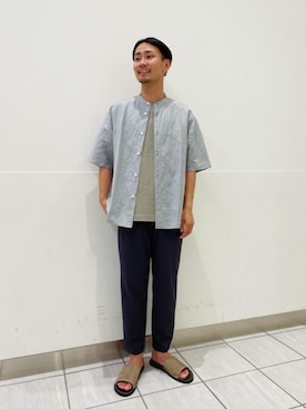 垣添拓哉さん（メンズ・167cm）の夏コーディネート