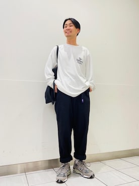 垣添拓哉さん（メンズ・167cm）の夏コーディネート