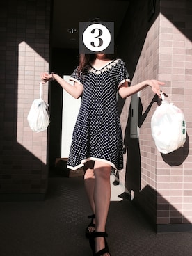 「Teva（テバ）のTeva / プラットフォーム ユニバーサル（サンダル）」を使った、マルコさん（レディース・159cm）の春コーディネート