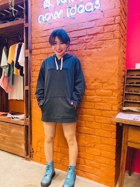 「Afends（アフェンズ）のアイテム（パンツ）」を使った、YUUKA🦋さん（レディース・157cm）の夏コーディネート