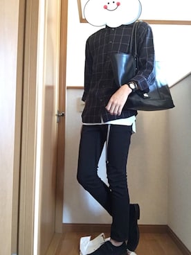 「スエードシューズ」｜「アイテム（腕時計）」を使った、seiyaさん（メンズ・168cm）の秋コーディネート