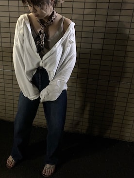 「moussy」｜「アイテム（財布/小物）」を使った、mkさん（レディース・156cm）の夏コーディネート