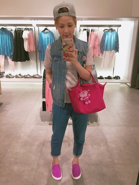 Disney kuoさん（レディース・166cm）の春コーディネート