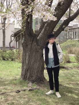 batuさん（メンズ・163cm）の春コーディネート