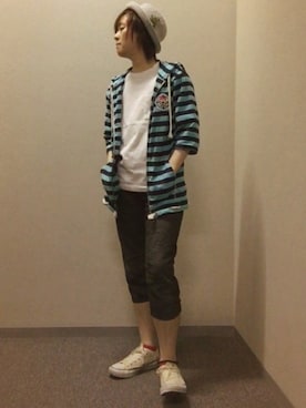 「Laundry（ランドリー）のアイテム」を使った、batuさん（メンズ・162cm）の夏コーディネート