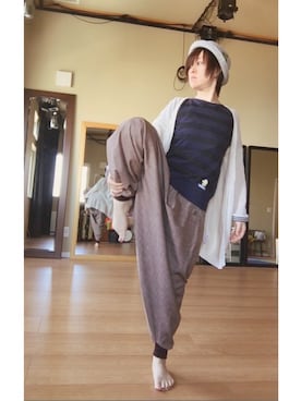 「稽古着」｜batuさん（メンズ・162cm）の夏コーディネート