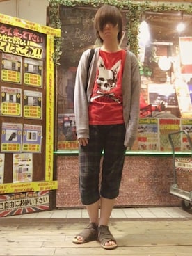 「グラニフ」｜「アイテム（その他）」を使った、batuさん（メンズ・162cm）の秋コーディネート