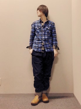 「Laundry（ランドリー）のアイテム」を使った、batuさん（メンズ・162cm）の春コーディネート