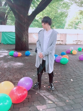 「Dr. Martens（ドクターマーチン）のDr.Martens (ドクターマーチン)/1461 3EYE GIBSON SHOES（その他シューズ）」を使った、batuさん（メンズ・162cm）の秋コーディネート