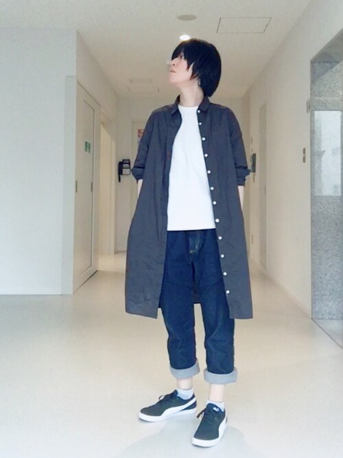 Batu Studio Clipのシャツワンピースを使ったコーディネート Wear