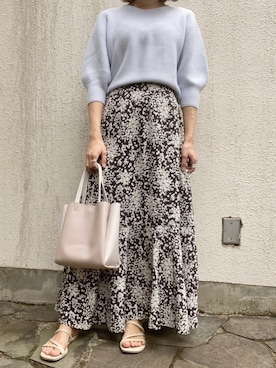 「SENSE OF PLACE by URBAN RESEAR」｜「アイテム（アクセサリー）」を使った、くるみこさん（レディース・158cm）の春コーディネート