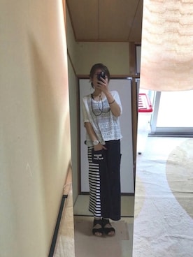 「アイテム（PC・スマホグッズ/家電）」を使った、y88nさん（レディース・153cm・30代）の夏コーディネート