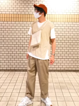 「new balance 996」｜うずらさん（メンズ・177cm）の夏コーディネート