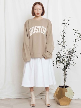 「eversince（エバーシンス）のアイテム」を使った、eversince_snap さん（レディース・162cm）の春コーディネート