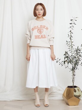 「eversince（エバーシンス）のアイテム」を使った、eversince_snap さん（レディース・162cm）の春コーディネート