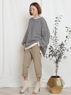 「eversince（エバーシンス）のアイテム」を使った、eversince_snap さん（レディース・162cm）の春コーディネート